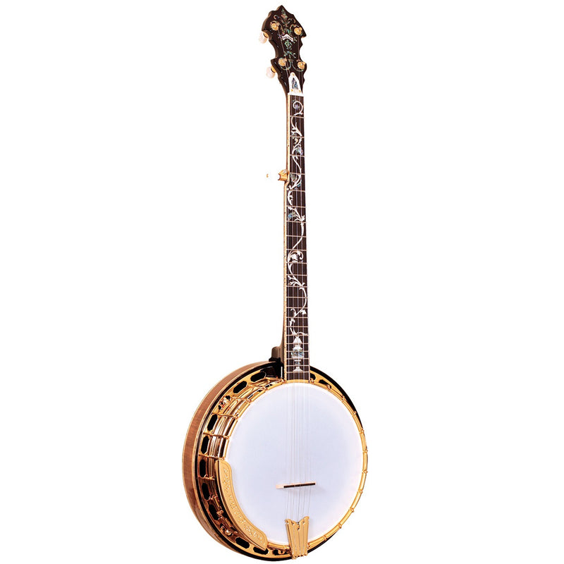 Gold Tone OB-300 Mastertone Orange Blossom Resonator 5 String Banjo "The Gold-Plated Beauty" w/Case