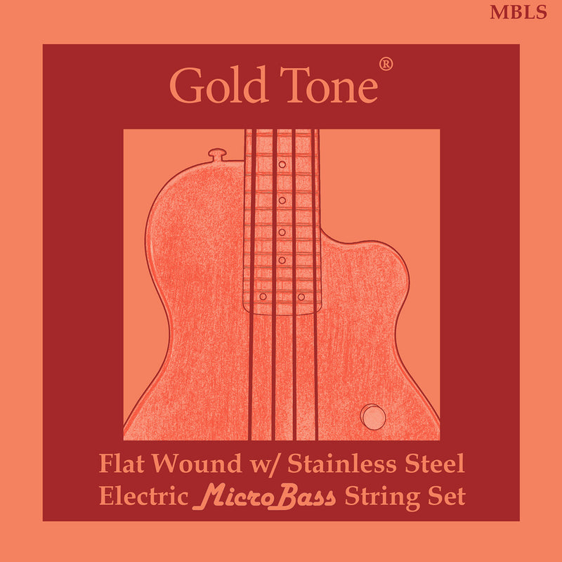 Cordes Gold Tone GT-MBLS MicroBass LaBella à enroulement plat