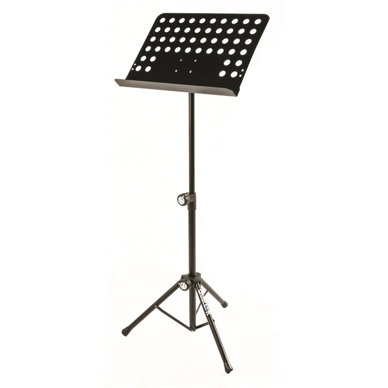 Quiklok MS330-W/BAG Sheet Music Stand w/ Perforated Metal Desk and Bag