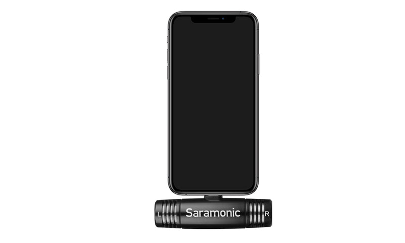 Saramonic SPMIC510DI Microphone stéréo compact pour appareils iOS avec connecteur Lightning