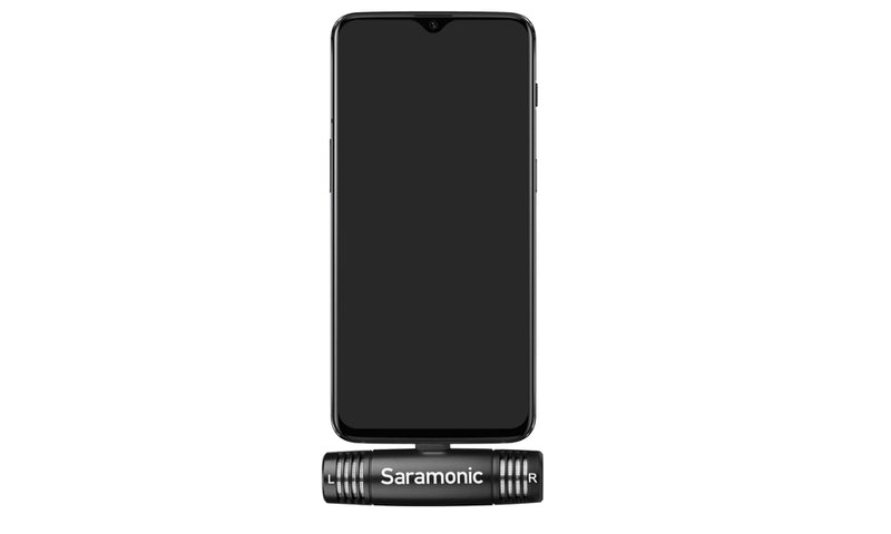 Saramonic SPMIC510UC Microphone stéréo compact pour appareils Android avec connecteur USB Type-C