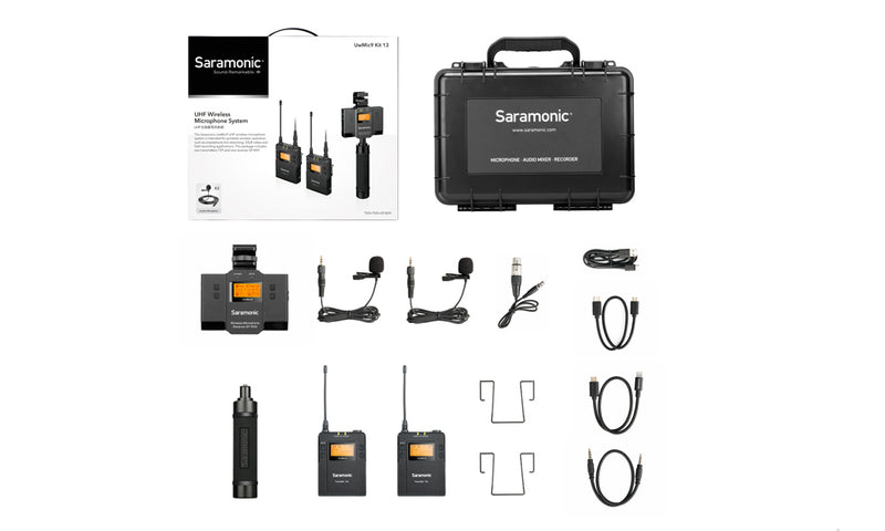 Saramonic UWMIC9KIT13 Système de microphone mélangeur audio et sans fil UHF