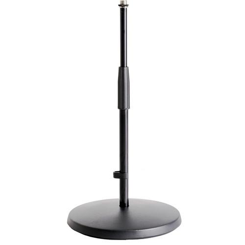 K&M 23323 Black Tablefloor Mic Stand - Red One Music
