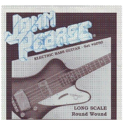 John Pearse JP6050 Cordes de guitare basse électrique en nickel – Longue échelle