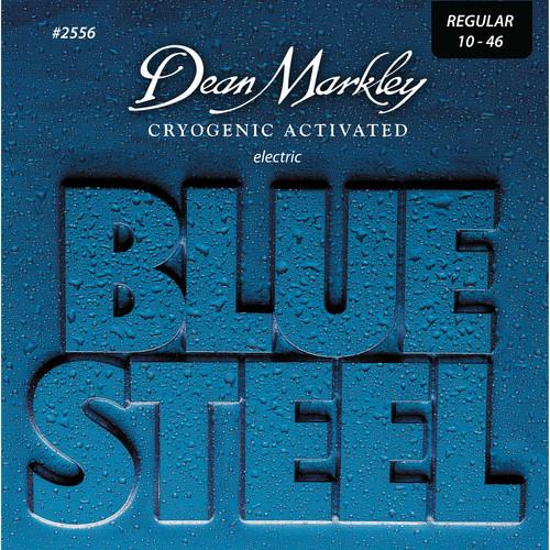 Dean Markley 2556 Blue Steel Electric Guitar Strings 10-46 6-String Set - Red One Music