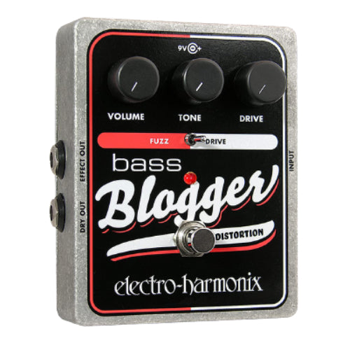 Electro-Harmonix BASS BLOGGER Pédale de distorsion/overdrive pour basse