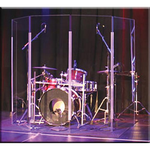 Clearsonic Lite2466X5 Wide X 66''-High X 3/16''-Thick 5-Section Csp Lite - Red One Music