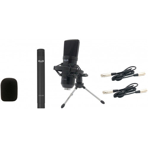 Collection de micros CAD GXL1800SP avec microphones à condensateur à large et petite membrane 