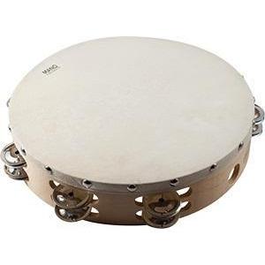 Mano Percussion MP-TH10-16NT Non-Tunable Tambourine With 16 Jingles - 10"