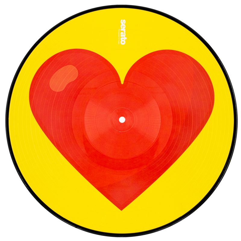 Serato Control Vinyl Emoji Series - Donut/Cœur (Paire) 