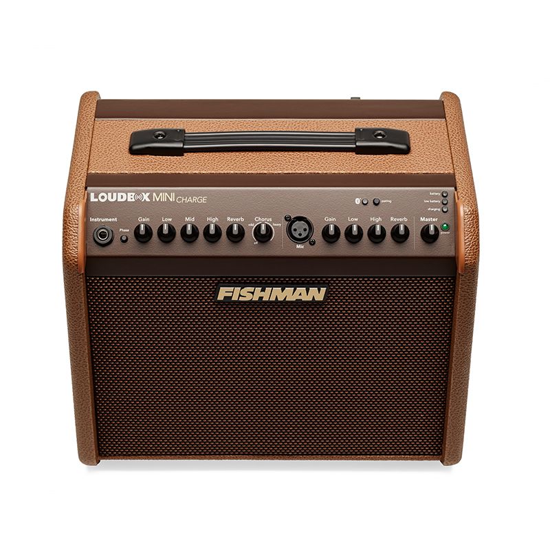 Fishman LOUDBOX MINI CHARGE Rechargeable Acoustic Guitar Combo Amplifier w/ Bluetooth