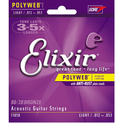 Elixir 8020 Acou Gtr-6 Str-Pw-Lite 11050 Scale 012-053 - Red One Music