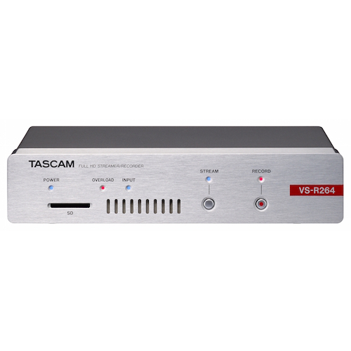 Tascam VS-R264 Full HD Video Streamer/Recorder - Red One Music