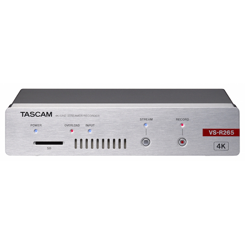 Tascam VS-R265 4K/UHD Video Streamer/Recorder - Red One Music