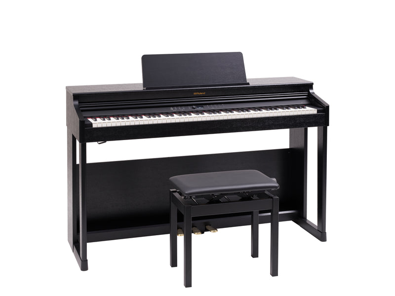 Roland RP701 Digital Piano w/ Stand and Bench - Black