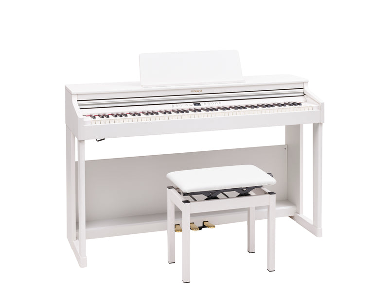 Roland RP701 Digital Piano w/ Stand and Bench - White