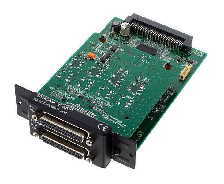 Tascam IF-AE16  16-Channel Aesebu Interface Card For Da-6400 64-Channel Recorder - Red One Music