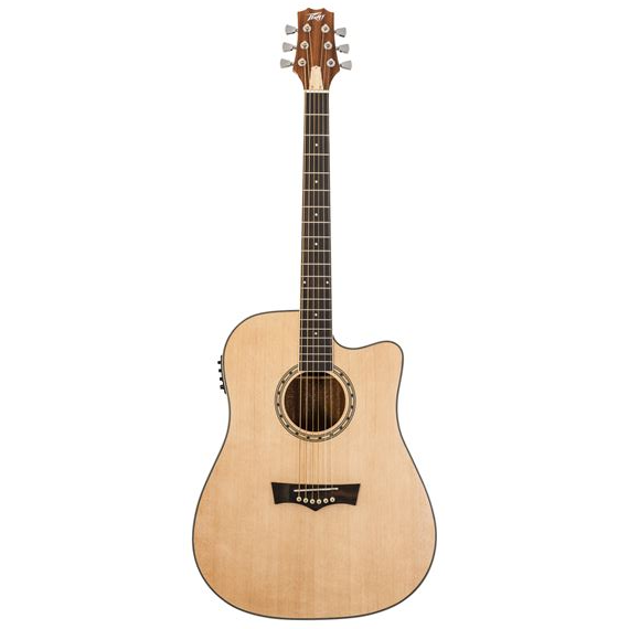 Peavey DELTA-WOODS DW-2 CE Solid Top Cutaway Acoustic-Electric Guitar w/ Electronics