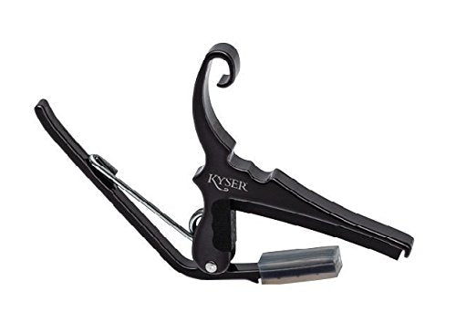 Kyser KG6BCA Quick-Change Acoustic Guitar Capo - Black Chrome