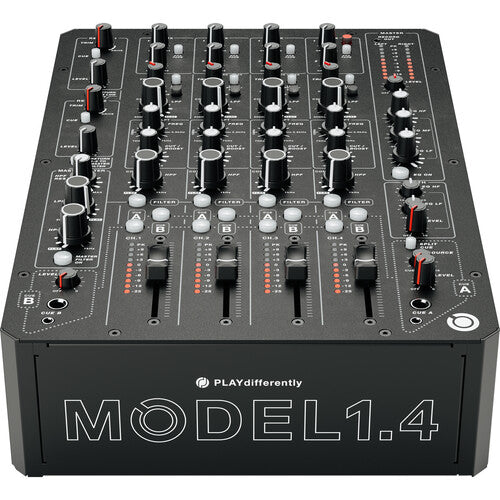 PLAYdifferently MODEL-1.4 Premium Ultracompact 4-Channel Analog DJ Mixer