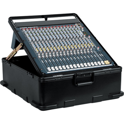 Gator GTSA-MIX12PU ATA-Molded Mixer Case w/ 12U Pop-Up Rack Rails - 21 x 19 x 7.5"