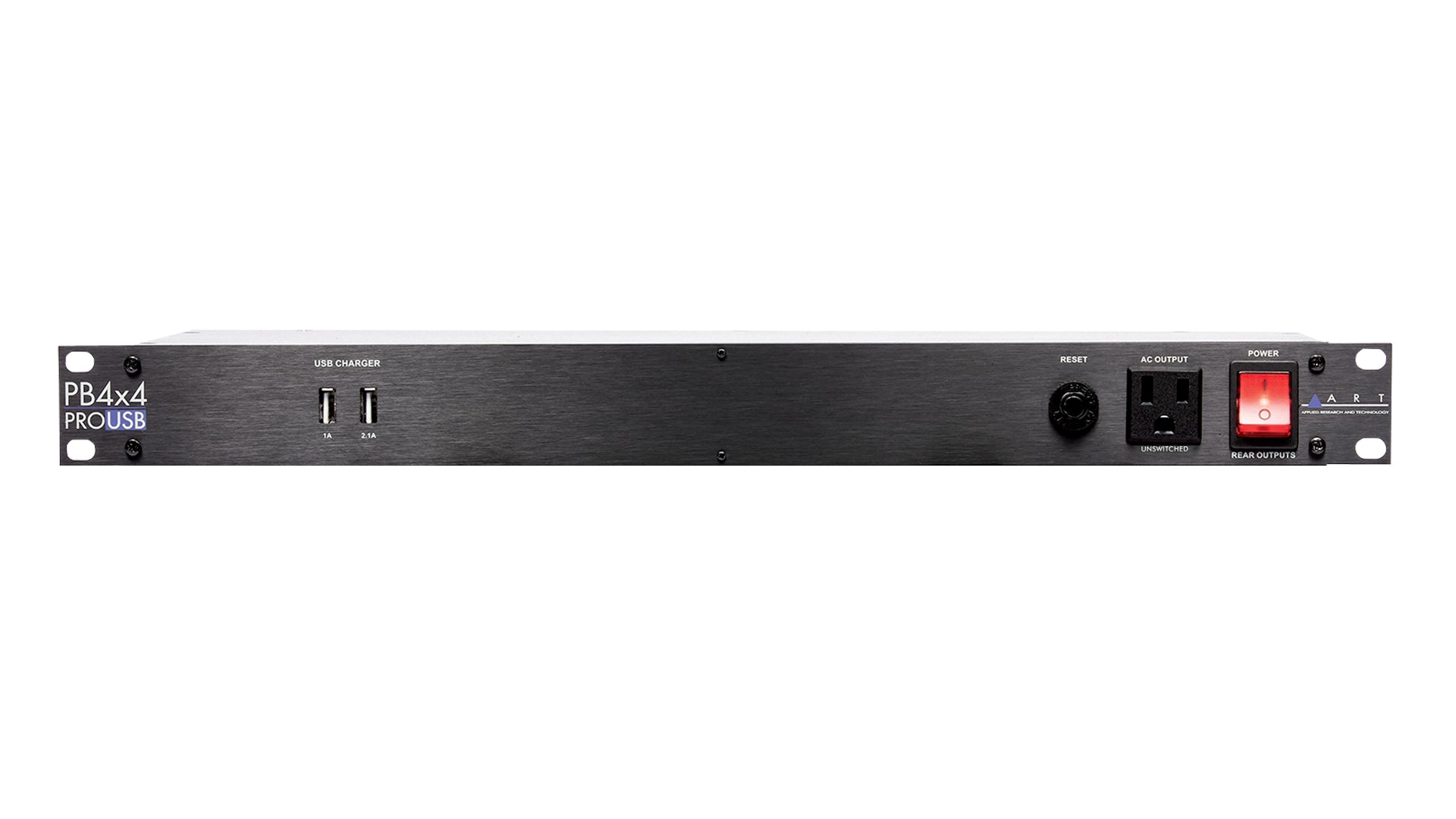 ART PS4X4 PRO USB Dual LED Metered Rackmount Power Station