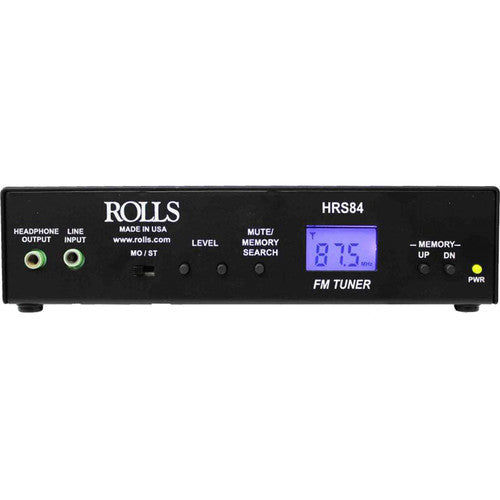 Tuner numérique FM Rolls HRS84 avec sorties XLR
