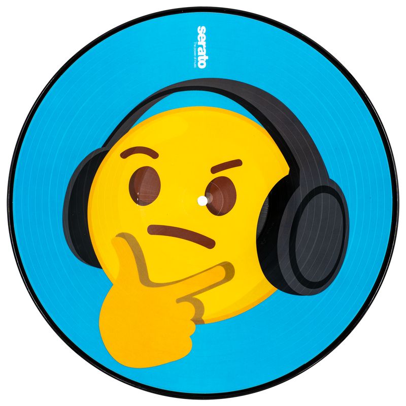Serato Control Vinyl Emoji Series - Penser/Pleurer (Paire) 