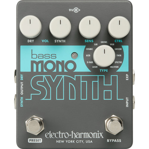 Pédale de synthétiseur Electro-Harmonix BASS MONO SYNTH
