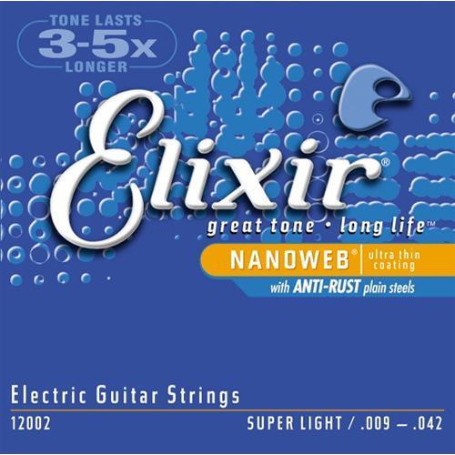 Elixir Elec Gtr-6 Str-Nw-Slite 12002 Scale 009-042 - Red One Music