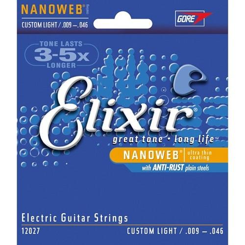 Elixir Elec Gtr-6 Str-Nw-Clite 12027 Scale 009-046 - Red One Music