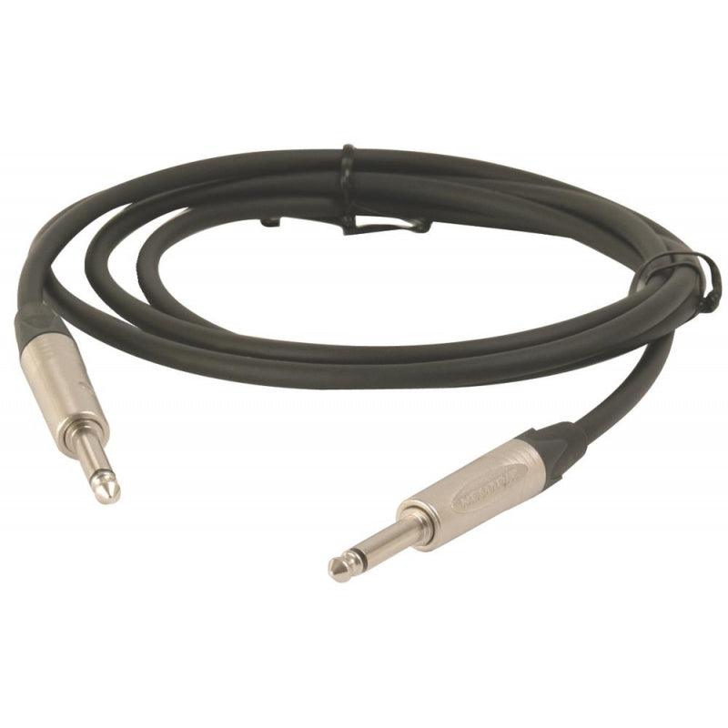 On-Stage IC-3NN 1/4" to 1/4" Instrument Cable w/ Neutrik Connectors - 3'
