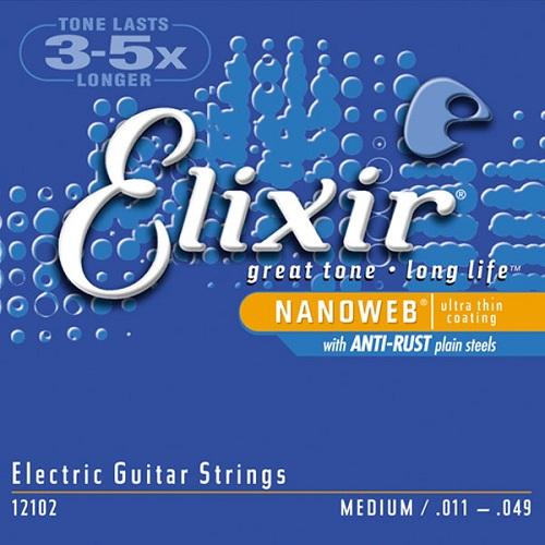 Elixir Elect Gtr-6 Str-Nw-Med Scale 011-049 - Red One Music