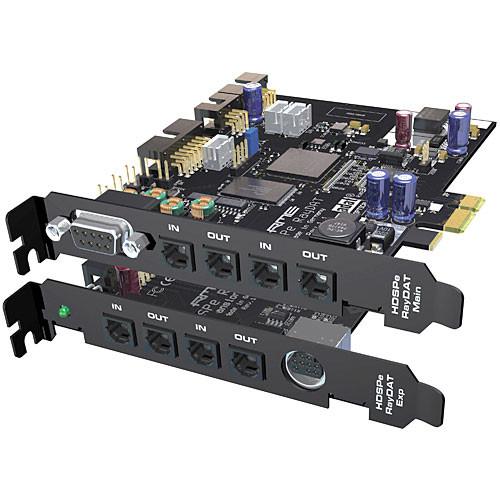 RME HDSPe RayDAT - 36 Channel Digital Audio Amp Midi Pci Express Card System - Red One Music