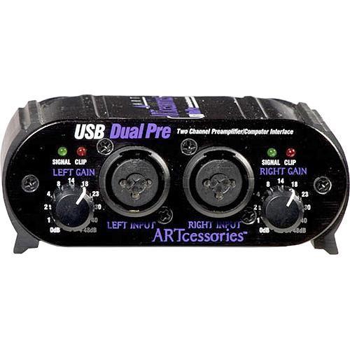 Art Usbdualpreps Project Series Dual Preamp Amp Computer Interface - Red One Music