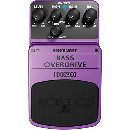 Behringer Bod400 Bass Overdrive Effect Pedal - Red One Music