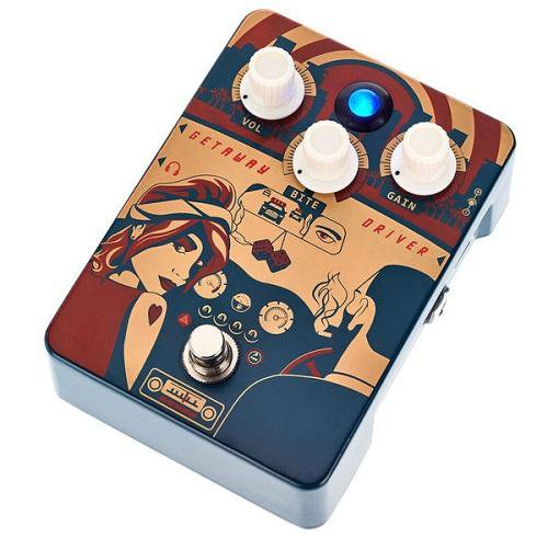 Orange Get Away Driver Overdrive Pedal - Red One Music