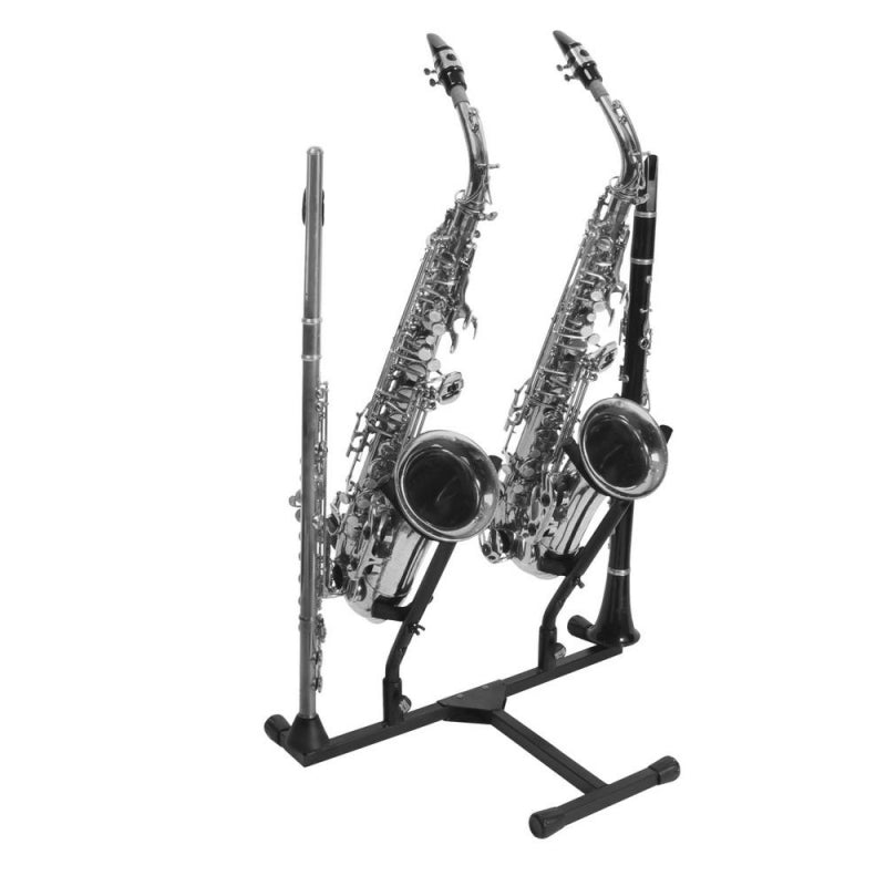 Support double pour saxophone/flûte sur scène SXS7201B