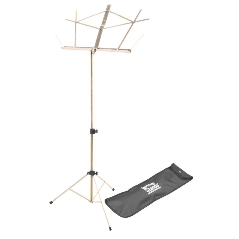 On-Stage SM7122NB Compact Sheet Music Stand with Bag - Nickel