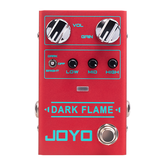 Joyo R-17 Pédale de distorsion Guitare métal à gain élevé - Dark Flame