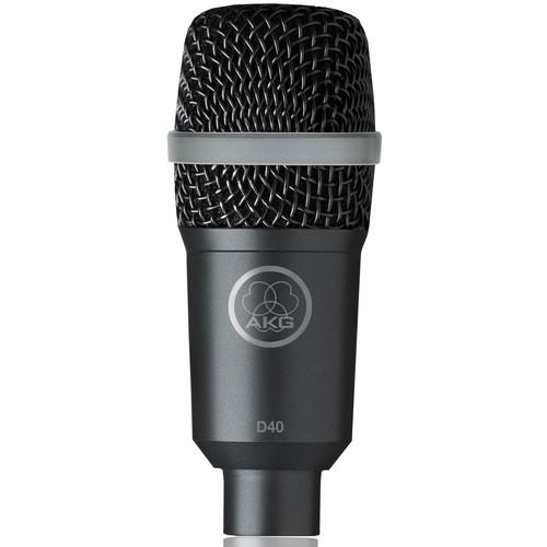 AKG D40 Cardoid Instrument Microphone - Red One Music