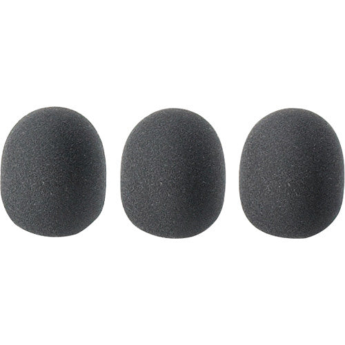 Audio-Technica AT8162 Replacement Windscreens for BPHS1 - 3pcs , Black
