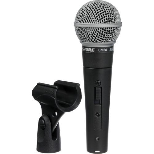 Shure Sm58S Handheld Dynamic Microphone - Red One Music