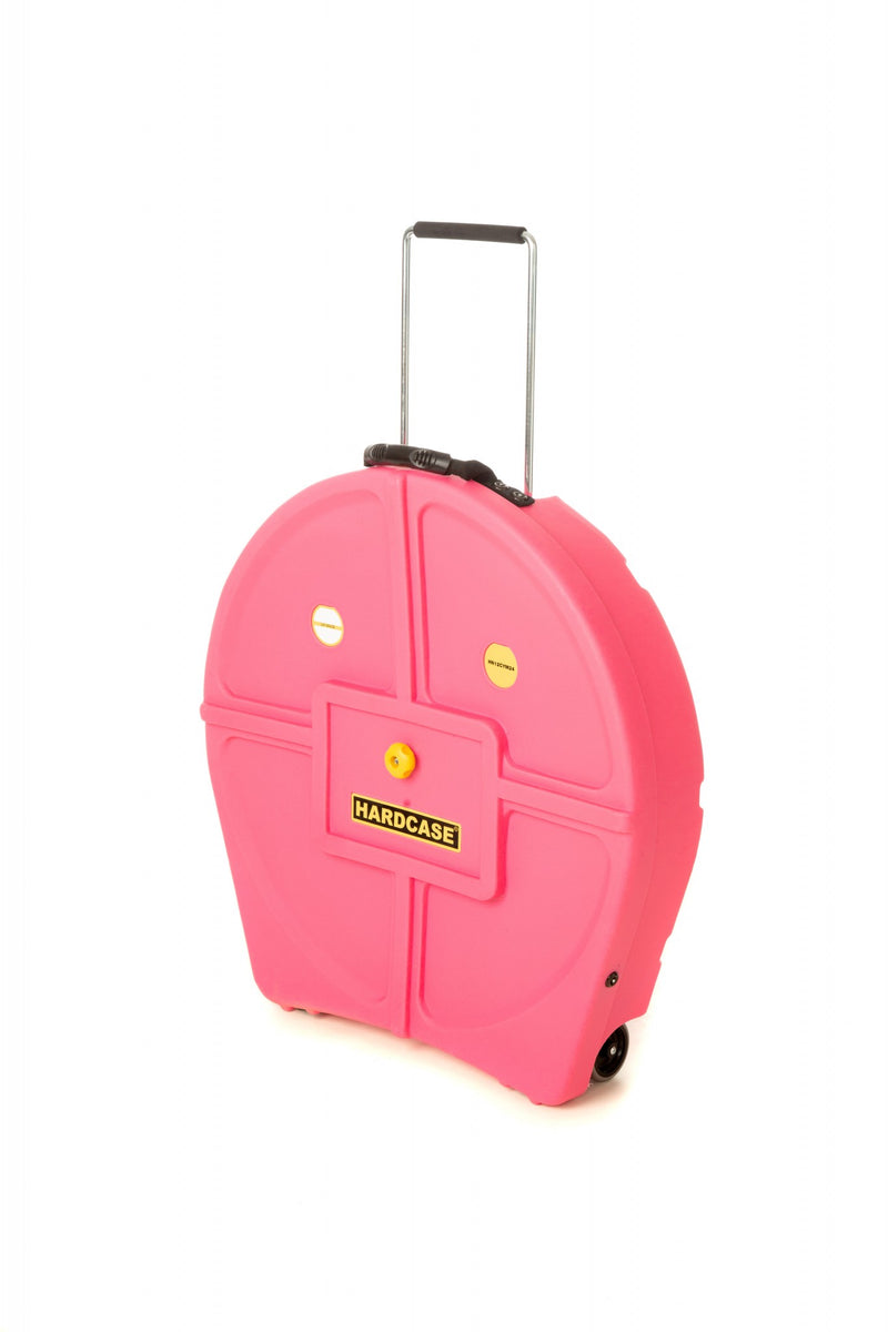 Hardcase HNP12CYM24P With Wheels 24" Cymbal Case (Pink)