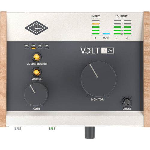 Universal Audio VOLT176 Interface audio/MIDI USB Type-C avec compresseur intégré