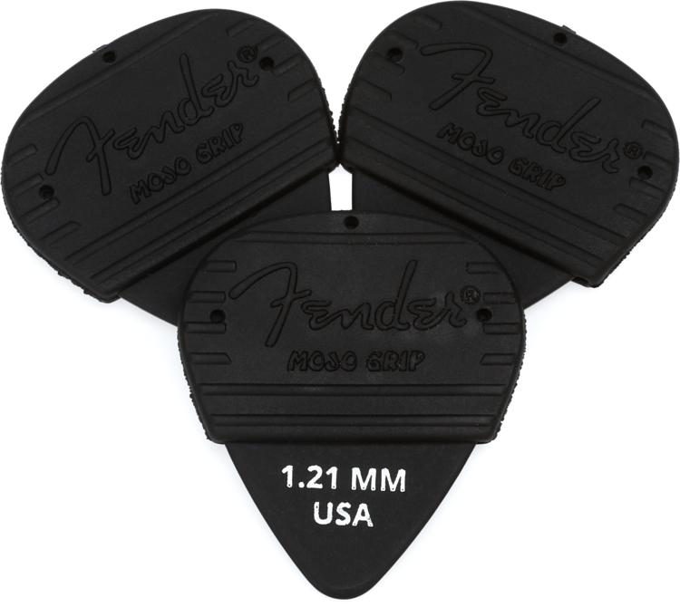 Fender MOJO GRIP Delrin Médiators pour guitare 1,21 mm 3pk