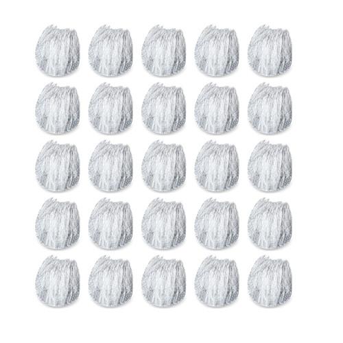 Rycote 065547 Box Of 25 Micro Windjammers With 30 Cuthole Stickies - Red One Music