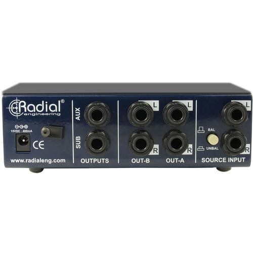 Radial Mc3 Studio Monitor Controller With Headphone Amplifier - Red One Music