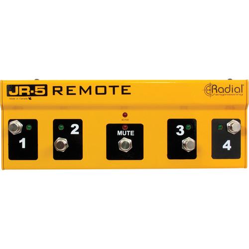 Radial Jr5 Remote Footswitch For Jx44 Air Control Guitar Signal Manager - Red One Music