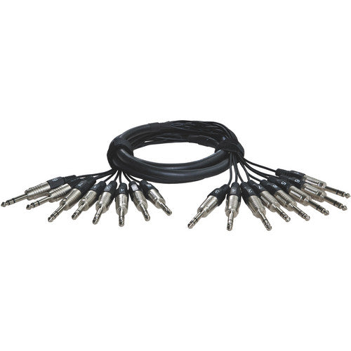 ALVA T8T8Pro2 8 x TRS to 8 x TRS Analog Breakout Cable - 2m